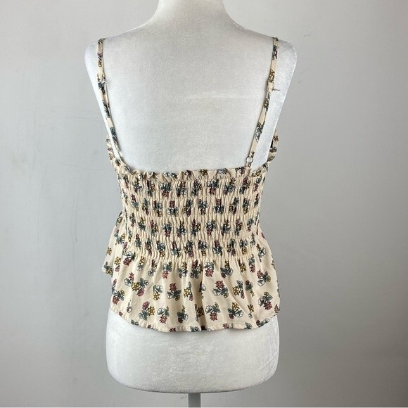 Rose And Grey Blouse Womens Small Floral Ladies Top - Picture 2 of 5